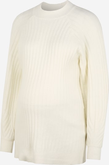 Pieces Maternity Trui 'Polly' in de kleur Wit, Productweergave