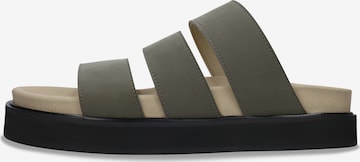 Sandalo 'TONGA' di nae Vegan Shoes in verde: frontale