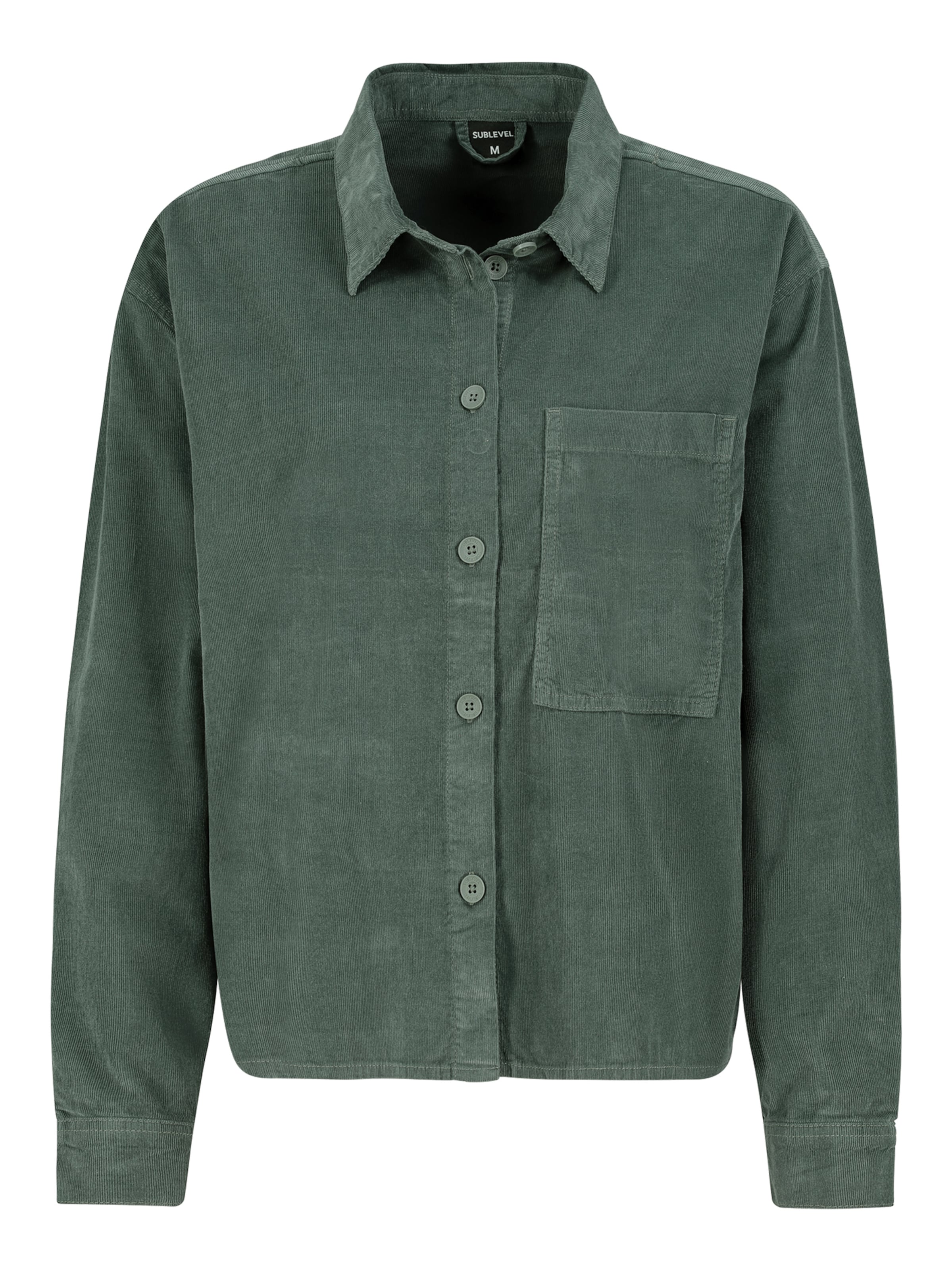 Sublevel Übergangsjacke in Grün: Vorderseite