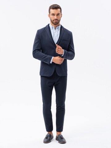 Ombre Slim Fit Sakko in Blau