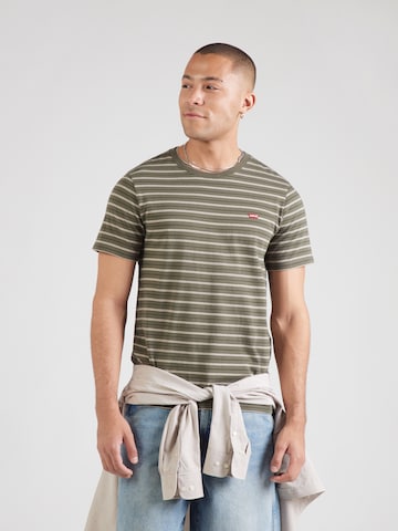 LEVI'S ® Póló 'ORIGINAL HM TEE' - zöld: elől