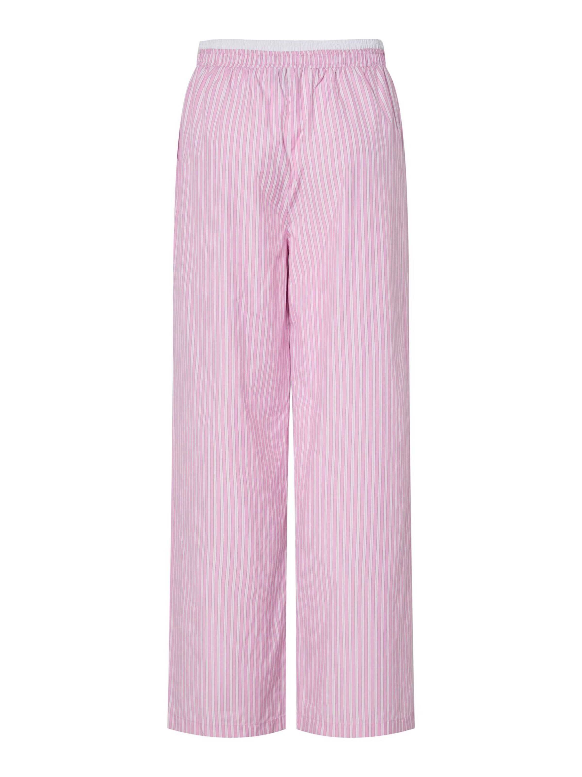 PIECES Regular Broek 'PCFAMMA' in Roze