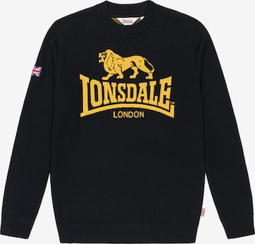 Lonsdale London Kampsun 'Swanscombe', värv must: eest vaates