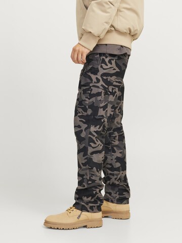 JACK & JONES Loosefit Cargobroek in Grijs