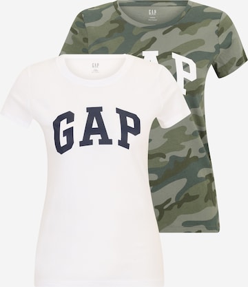 Gap Petite Shirt 'FRANCHISE' in Green: front