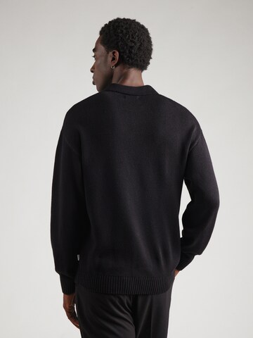 JACK & JONES Kampsun 'JJEURBAN', värv must