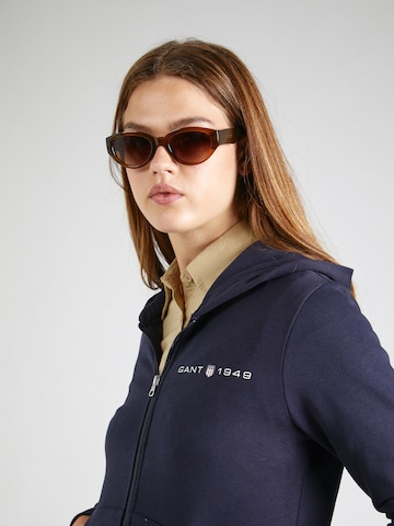 GANT Sweatjacke in Blau