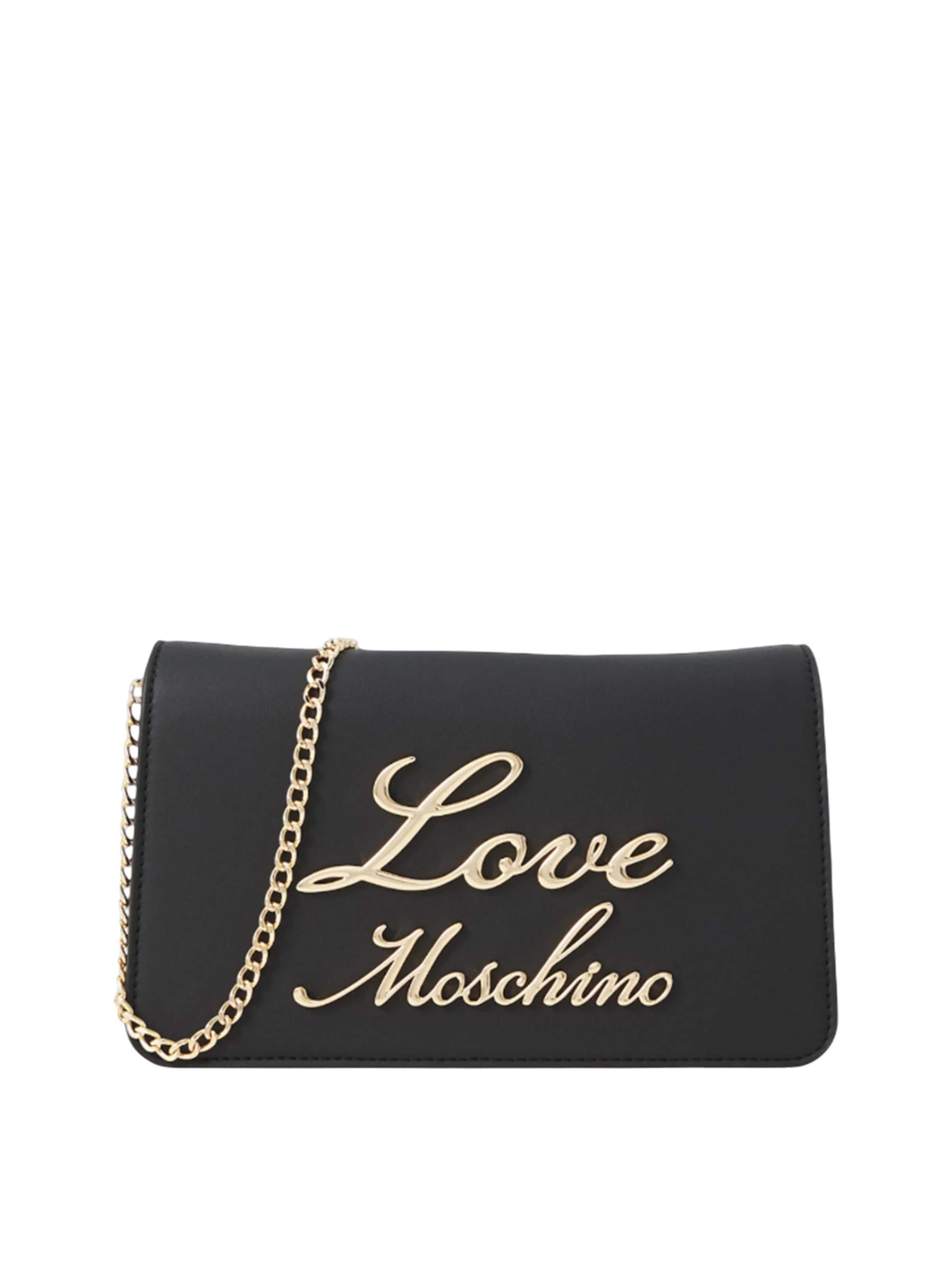 Borsa a tracolla di Love Moschino in nero: frontale