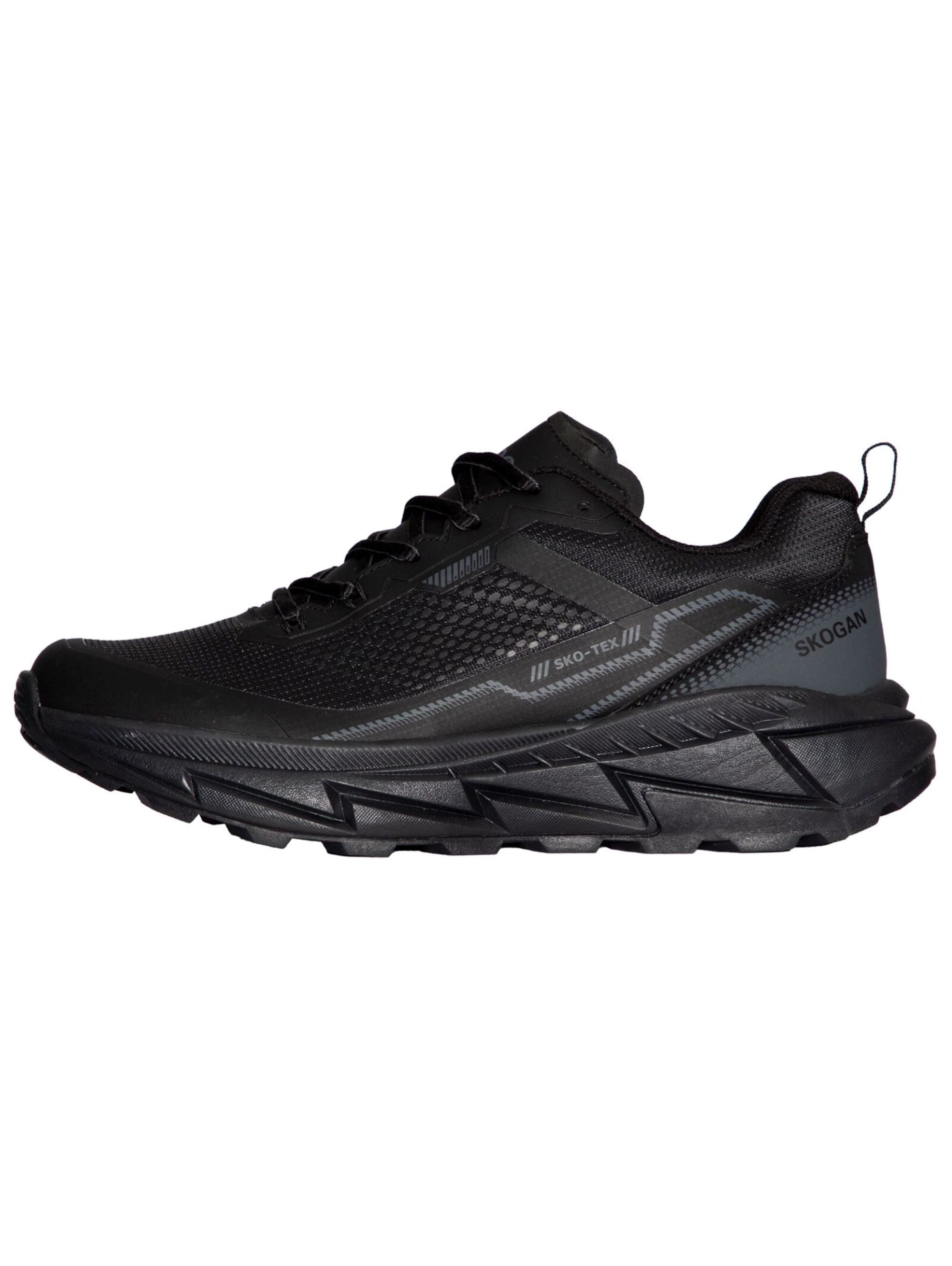 Sneaker bassa di SKOGAN in nero: lato