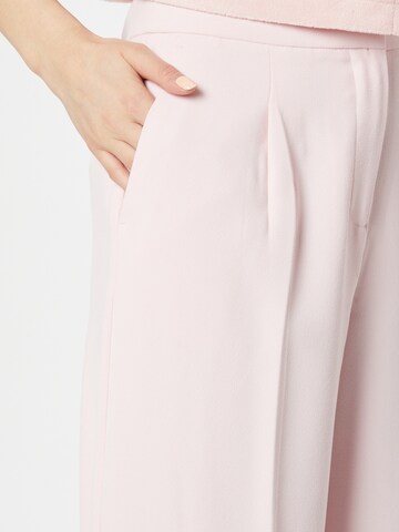 SELECTED FEMME Wide leg Pleat-Front Pants 'Tinni' in Pink