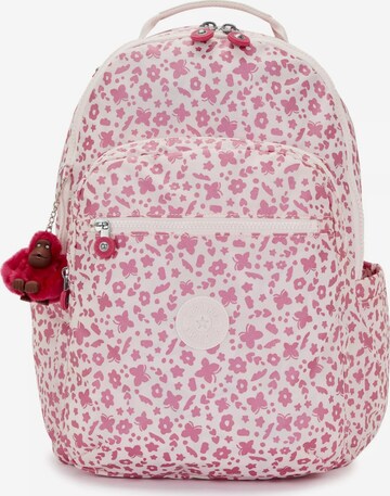 KIPLING Backpack 'SEOUL' in Pink: front