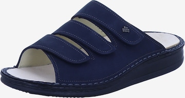 Finn Comfort Mule 'Korfu' in Blue: front