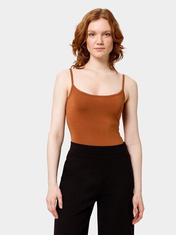 Les Lunes Bodysuit 'ARII' in Brown: front