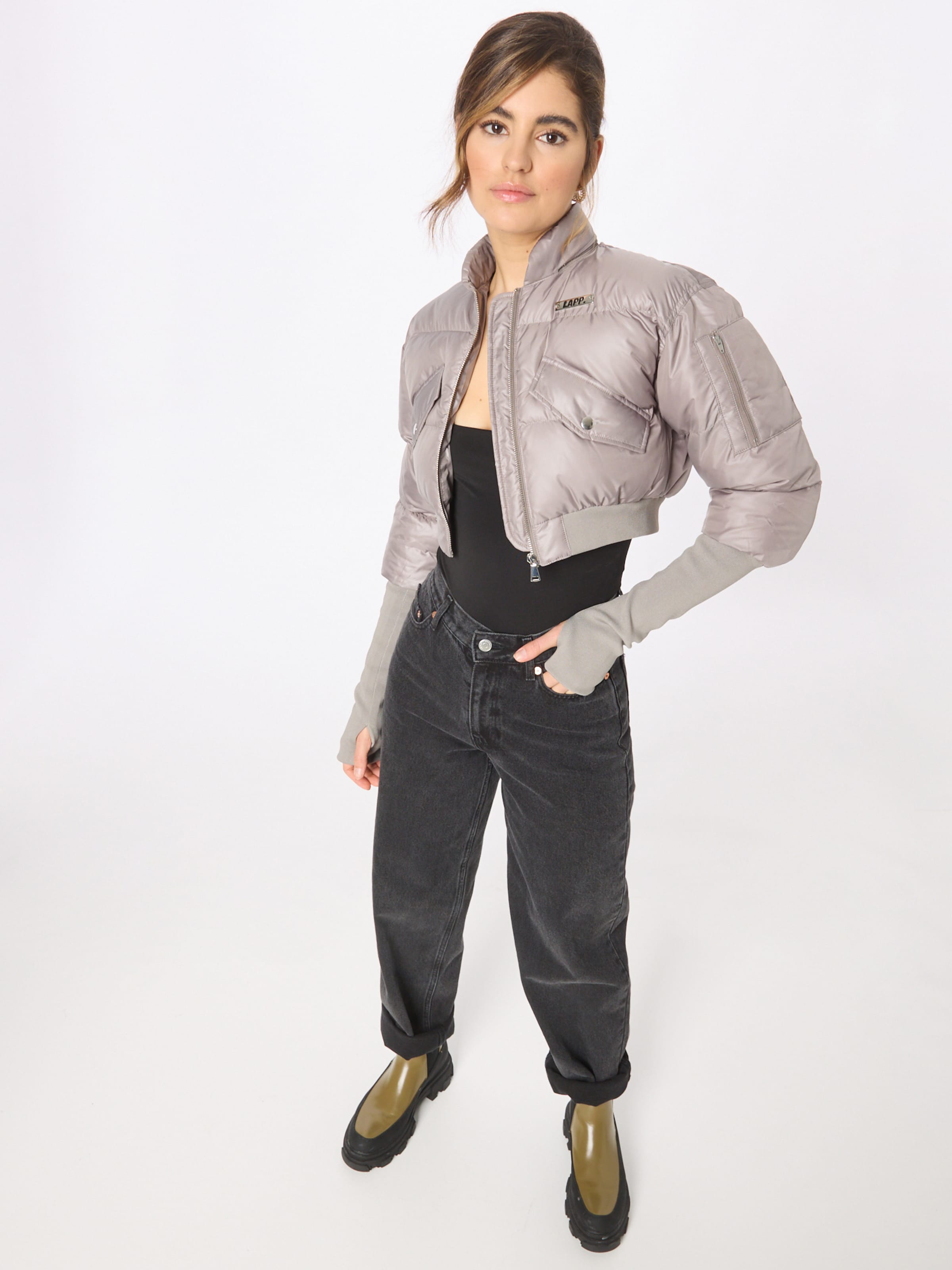 Frauen Sportarten Lapp the Brand Jacke in Taupe - QI78445 Frauen Sportarten Lapp the Brand Jacke in Taupe - QI78445