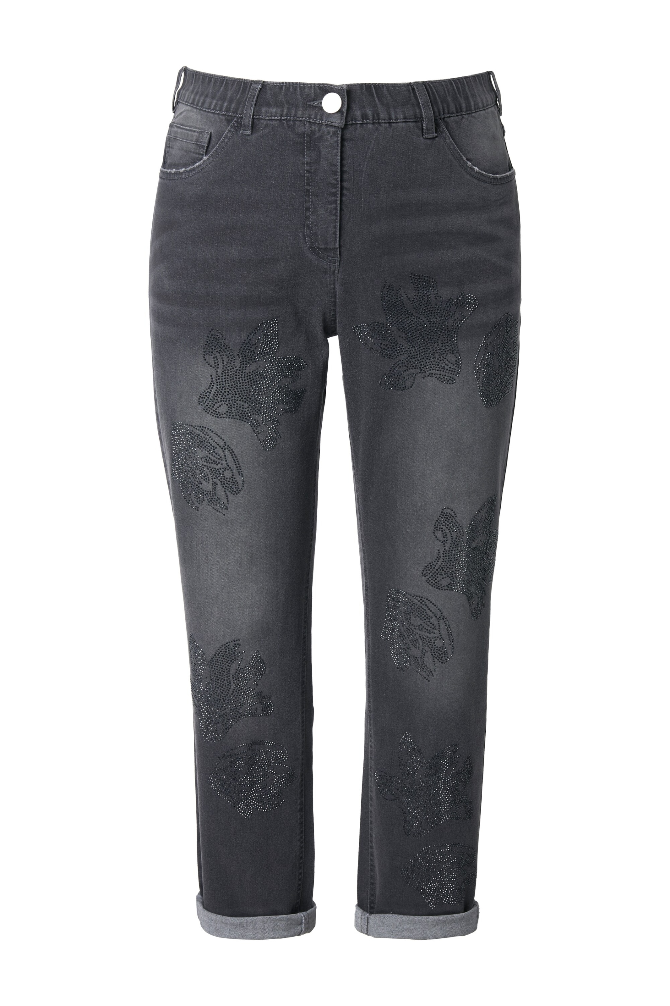 Ulla Popken Jean en gris foncé, Vue avec produit