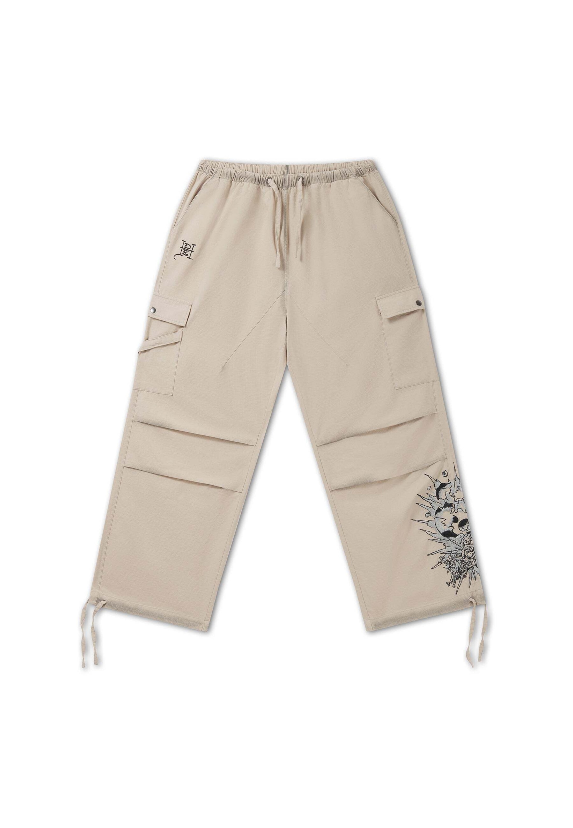 regular Pantaloni funzionali di Ed Hardy in grigio: frontale
