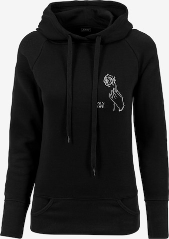 MT Men Sweatshirt in Zwart: voorkant