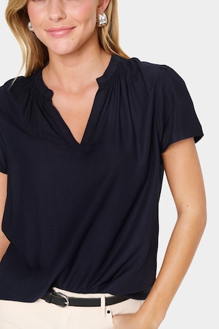 SAINT TROPEZ Bluse in Blau