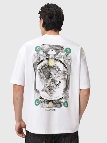 AllSaints Μπλουζάκι 'MYSTERIES' σε λευκό: μπροστά