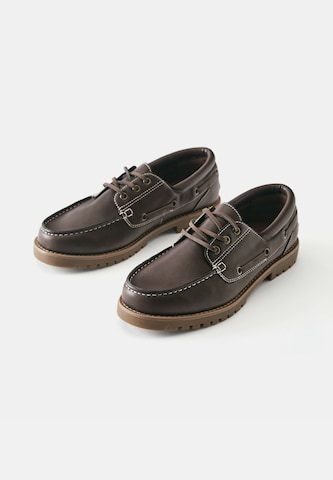Pull&Bear Mokasíny – hnědá