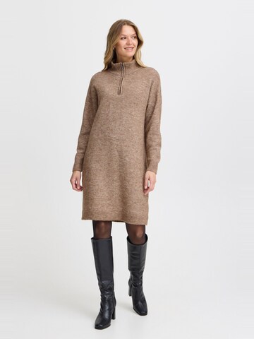 Fransa Knit dress ' SANNY DR 3 ' in Brown