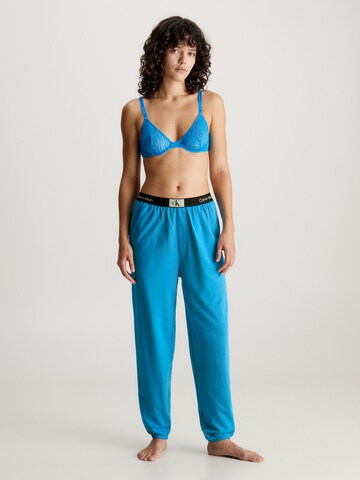 Effilé Pantalon à pince Calvin Klein Underwear en bleu