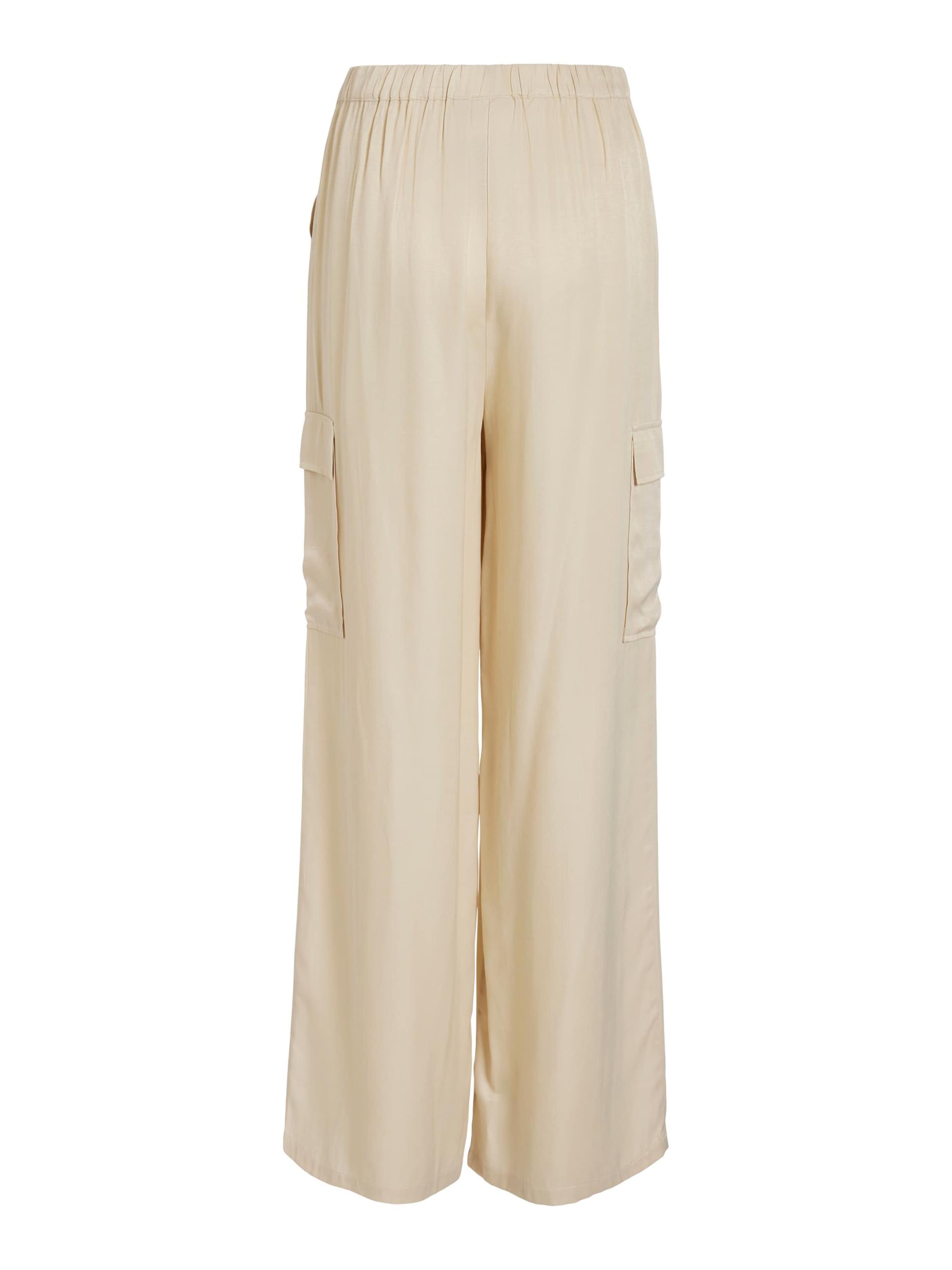 VILA Loosefit Cargobukser 'Silla' i beige