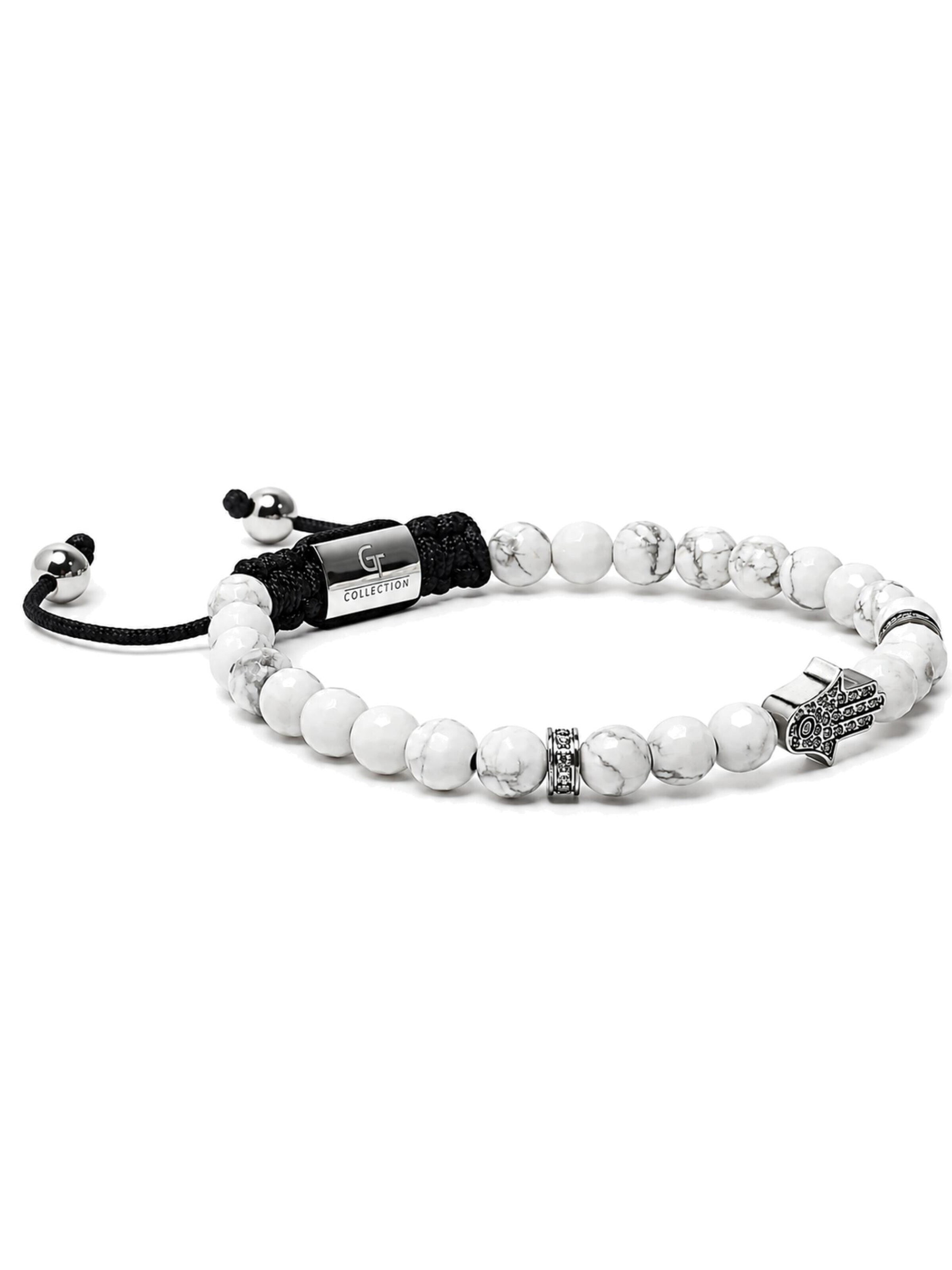 Bracelet 'Hamsa Hand' GT Collection en blanc