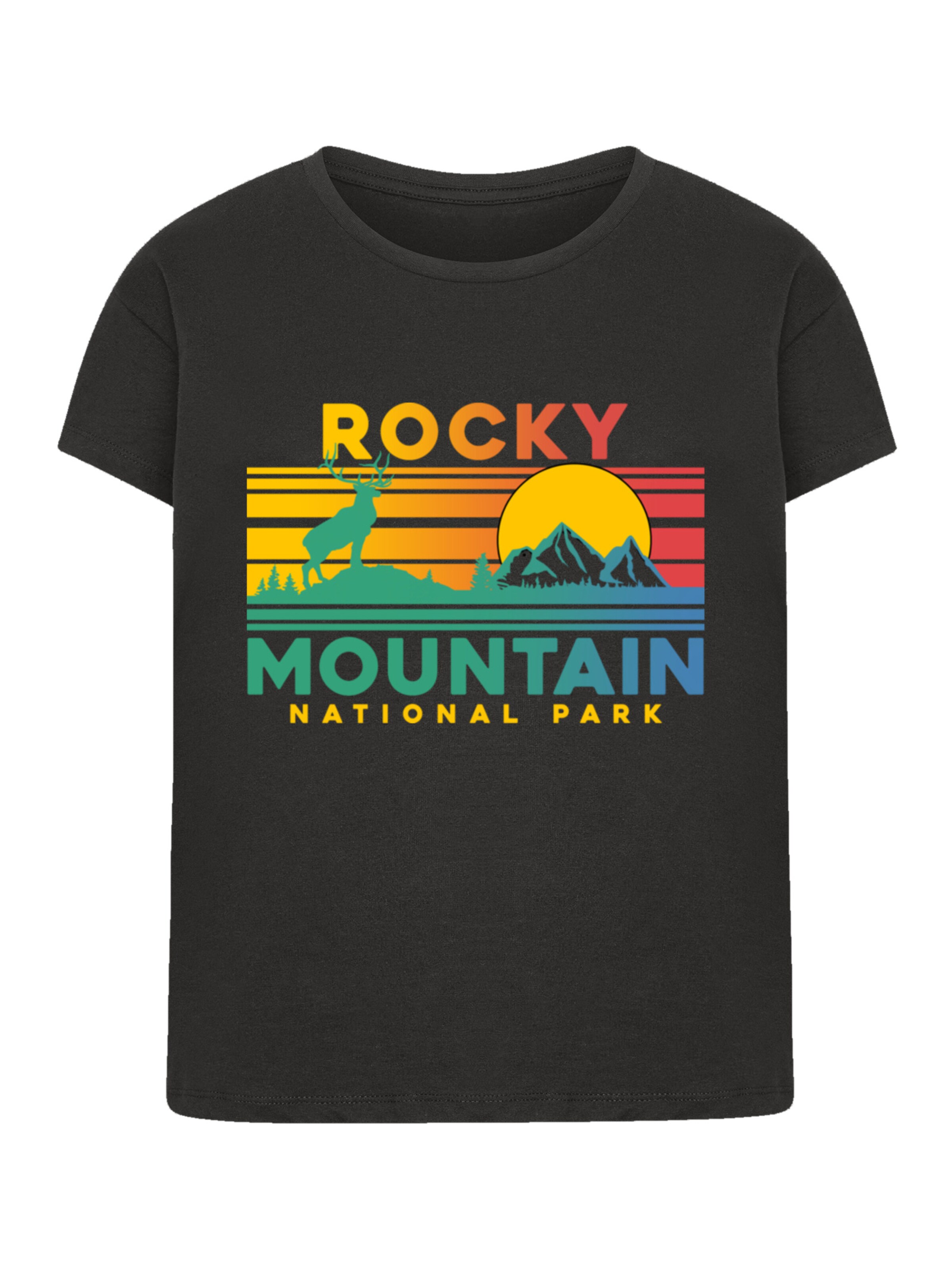 F4NT4STIC Shirt in Zwart: voorkant