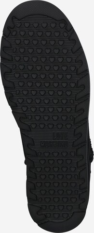 Botine de la Love Moschino pe negru