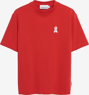 T-shirt 'Tarjaa' ARMEDANGELS en rouge : devant
