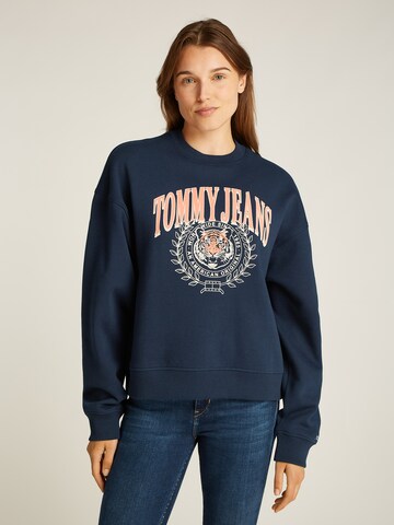mėlyna Tommy Jeans Megztinis be užsegimo: priekis