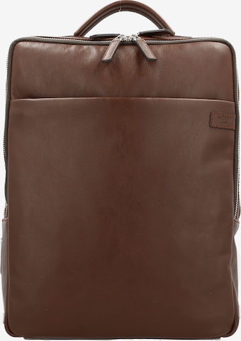 Picard Backpack in Brown: front