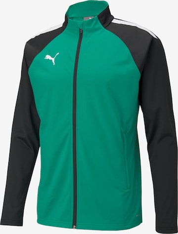 Giacca sportiva 'TeamLIGA' di PUMA in verde