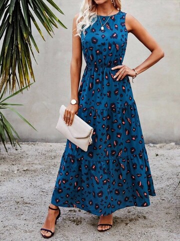 JANE's Jurk in Blauw: voorkant