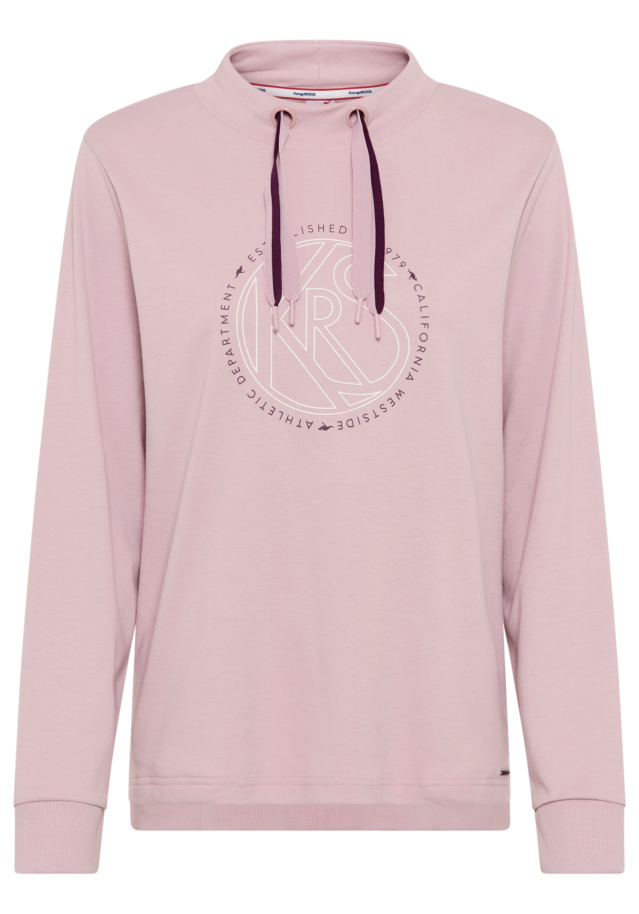 KangaROOS Sweatshirt in Pink: front