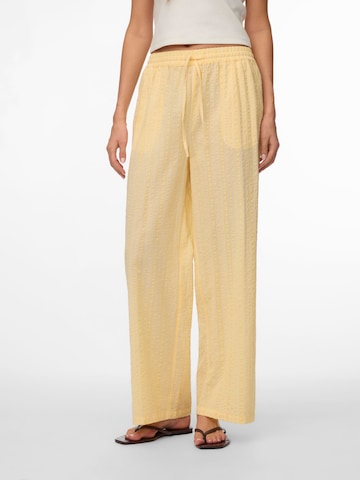 VERO MODA regular Bukser 'VMELENA' i gul: forside
