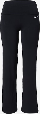 Nike SportswearFlared/zvonoliki kroj Hlače - crna boja: prednji dio