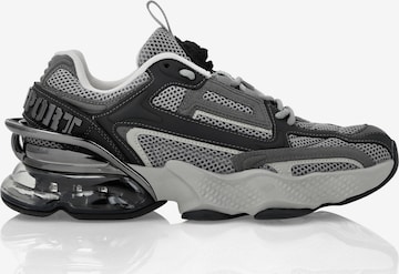 Sneaker bassa di Plein Sport in grigio: frontale