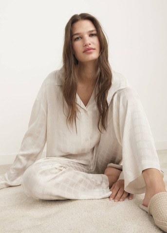 MANGO Schlafshirt 'Samui' in Weiß