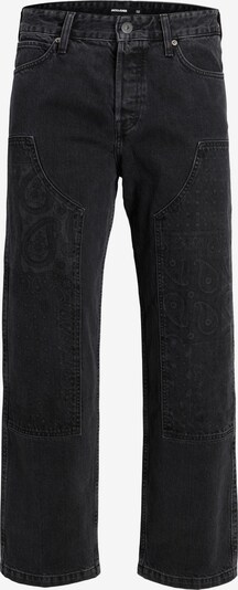 JACK & JONES Jeans 'EDDIE CARPENTER' i svart denim, Produktvisning