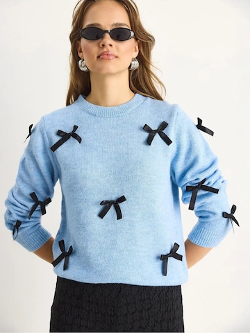 Bianco Lucci Kampsun 'Pullover', värv sinine