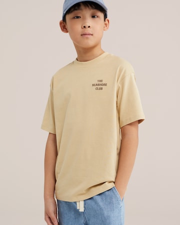 WE Fashion T-Shirt in Beige: Vorderseite