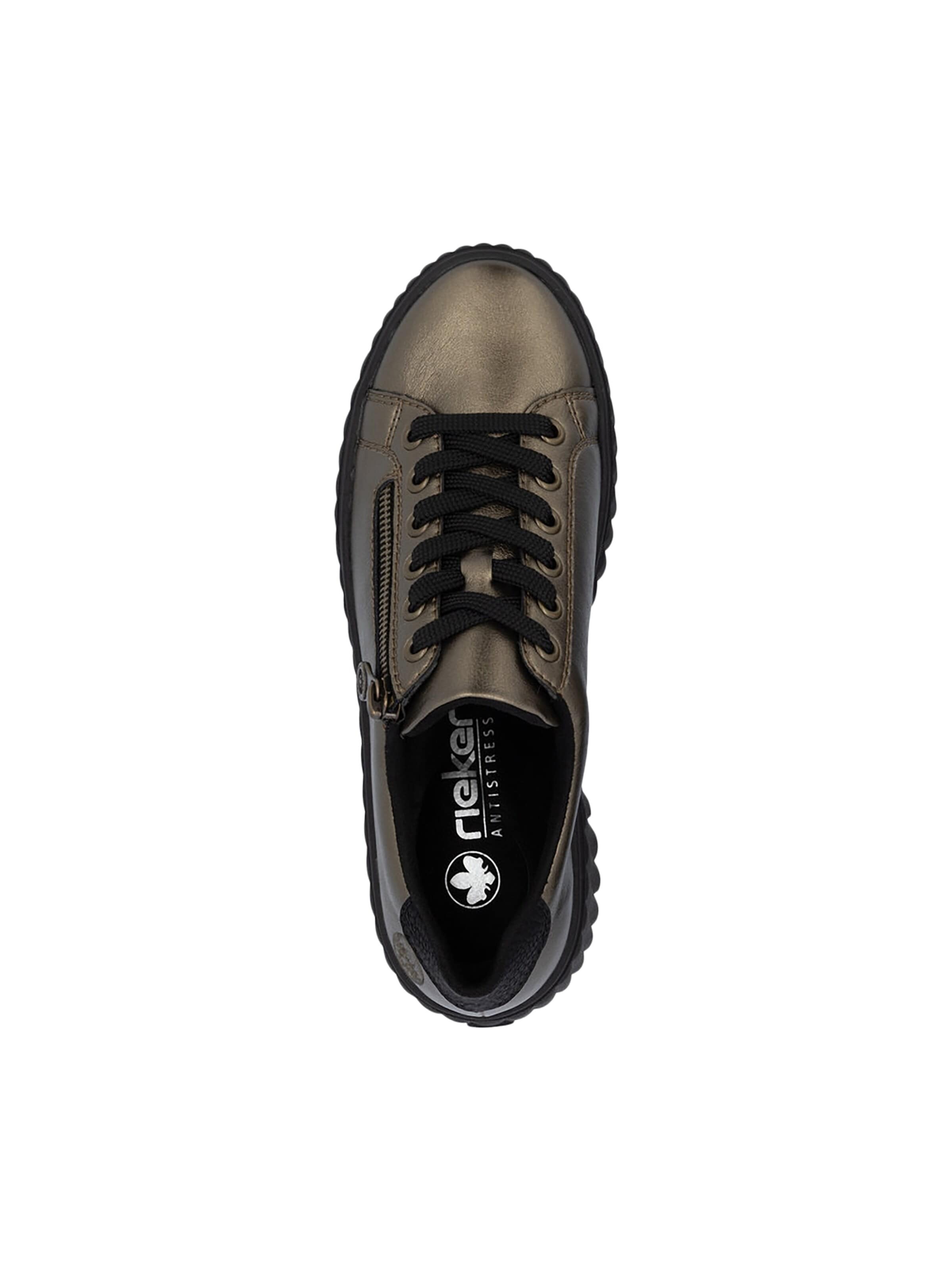 Chaussure de sport à lacets 'Lagro Low-Top-Sneaker aus Leder' Rieker en marron