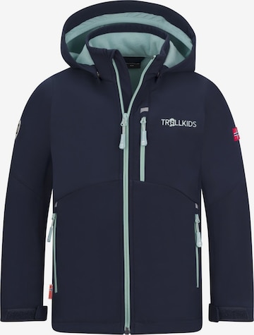 TROLLKIDS Outdoor jacket in Blue: front