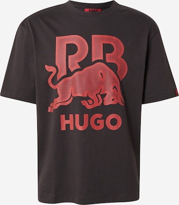 HUGO T-Shirt 'Dayla' in Braun: Vorderseite