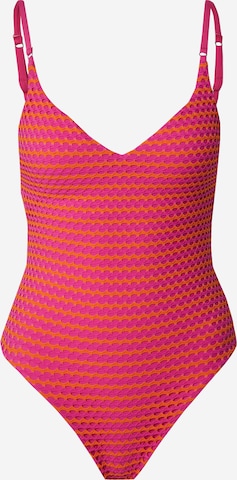 Costume intero di Seafolly in rosa: frontale