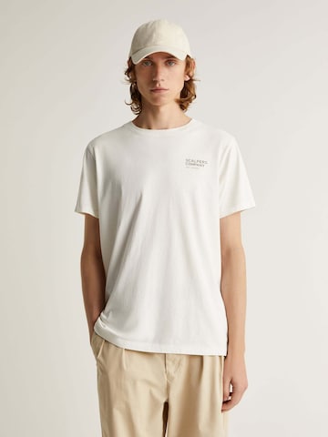 Scalpers Тениска 'New Stroke' в бяло