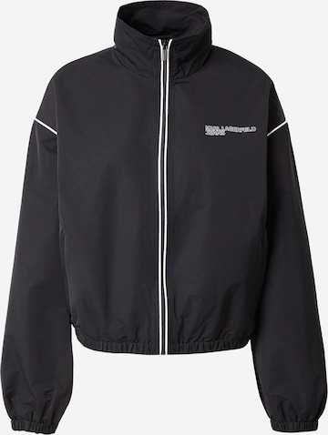 KARL LAGERFELD JEANS Jacke in Schwarz: Vorderseite