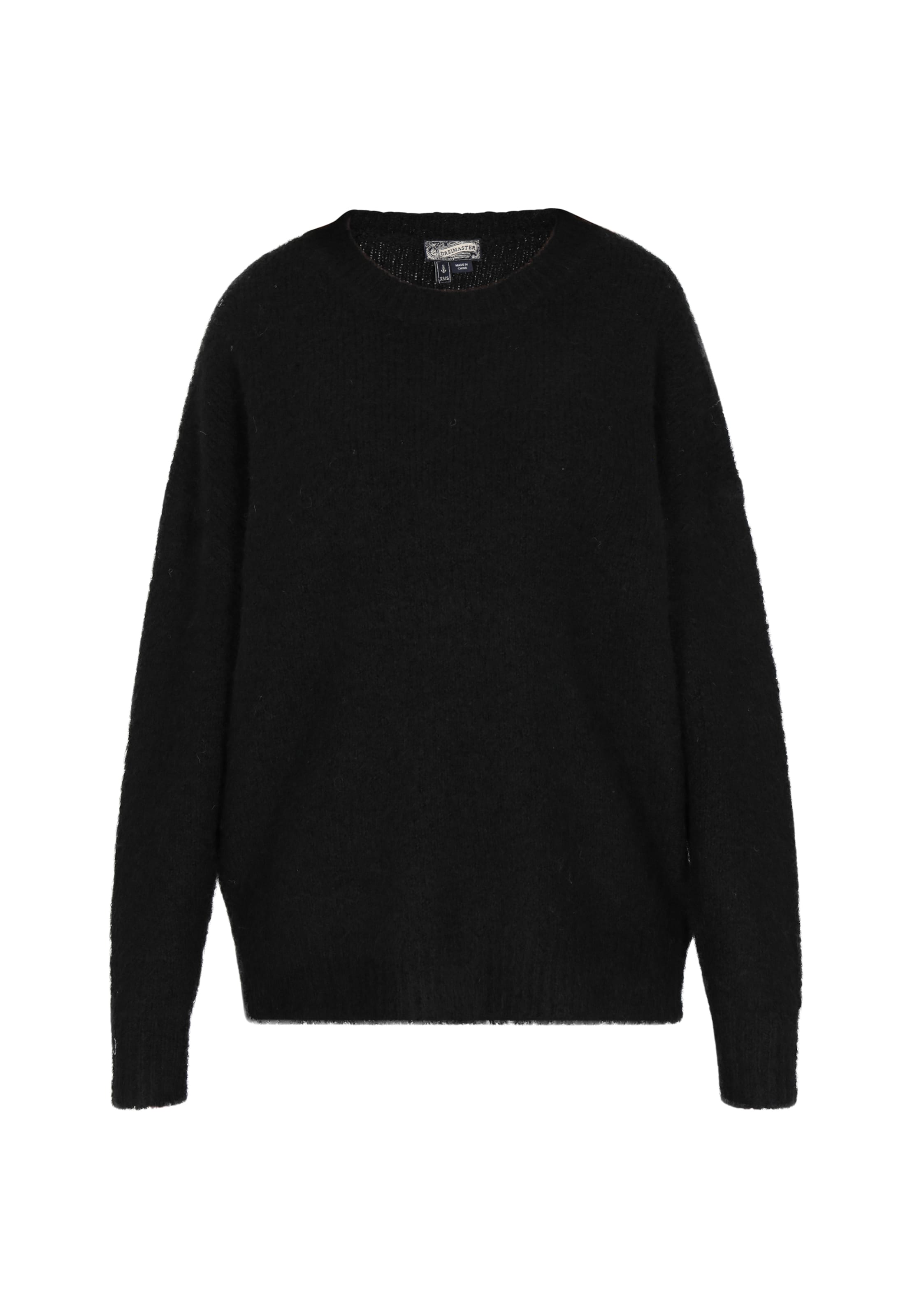 DreiMaster Vintage Trui in Zwart: voorkant